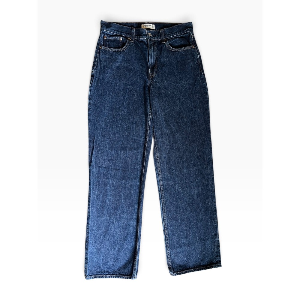 Abercrombie & Fitch The Loose High Rise Wide Leg Jeans Women's Size 29 8L